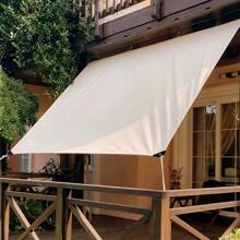 2025 New Upgraded Spring & Summer Essential - PE Double-Sided White Waterproof Sunshade Netting, All-Season Outdoor Use. White Bound Edges, Thick Waterproof Fabric, Anti-Tear. Convenient For Storefront Curtains, Balcony Rain Covers, Clothes Drying, Camping Ground Mats, Crop Shading, Multiple Sizes & 140g Weight