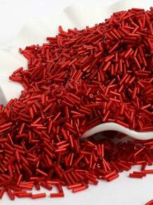 20g/50g/100g 时尚多彩夜光玻璃管珠，DIY 珠宝制作用品，适用于手链、项链、服装装饰、手工艺品 - 2X6玻璃管珠 - 查看 3