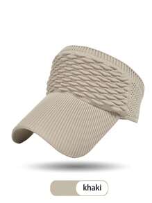 女士户外运动露胸太阳帽，遮阳防紫外线帽子