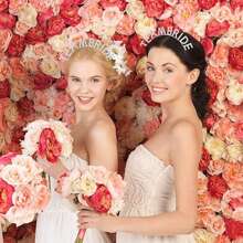 1/3/5 件水晶钻头带、新娘团队头带、新娘团队头带、单身派对新娘送礼会装饰、婚礼伴娘头带、婚礼装饰