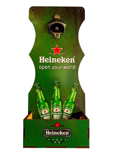 Abridor De Garrafas De Parede Para Cantinho Do Churrasco