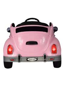 Joykoo Carro a Control Remto Montable para Niños Vocho Electrico luz 12V - Rosa - Ver 8