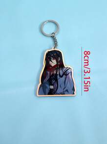 Customized Product (1 Piece): Customized Image/Photo; Customized Acrylic Keychain, Personalized Acrylic Key Chain, Irregularly Shaped Acrylic Car Keychain, Backpack Pendant. - Circle Laser Keychain - View 5
