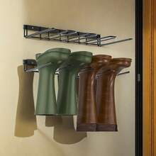 高靴子收纳架 - 适用于壁橱、入口、室内、车库的靴子收纳和支架 - 黑色 - 查看 1