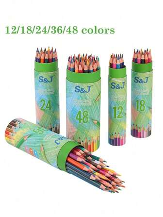 12/18/24/36/48 Color High-Quality Colored Pencils, Suitable For Students And Adults, Daily Painting Creation, Can Be Used As Gifts For Friends Or Relatives, The School Season For Children Back To School