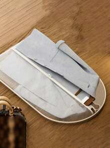 1pc Dust Cover Clothes Household Washable Coat Dust Bag Waterproof Transparent Hanging Clothes Hanging Clothes Hanging Clothes Bag Suit Cover, Dust Bag Clothes Dust Cover Hanging Clothes Hanging Clothes Bag Down Jacket Suit Transparent Clothes Cover Stereoscopic Clothes Dust Cover Cover Set. - Clear - View 5