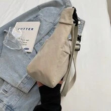 Nuova borsa a tracolla casual e alla moda per le donne, elegante borsa a tracolla in nylon leggero, può contenere rossetto, cosmetici, telefono, occhiali