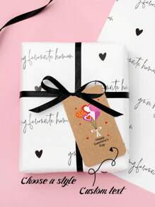 8/16/24 Stücke Valentinstag Anhänger Valentinstag Papieretikett mit Bindfaden, Valentinstag Thema Anhänger, Party Gastgeschenk Tüte Geschenkverpackungs-Zubehör