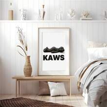 1/6 Tấm Áp phích Kaws, Đồ trang trí tường, Đồ trang trí tối giản, Quà tặng cho bạn bè, Nghệ thuật trang trí, Không khung - F - Xem 3