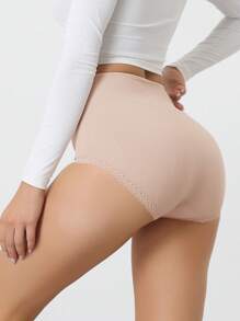 Women's Soft High Waist Underwear Stretch Briefs Underpants Tummy Control Panties