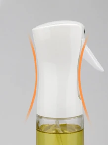 2 piezas Botella rociadora para barbacoa, dispensadores transparentes, botella creativa de cocina para aceite con rociador de niebla fina para condimentar, la botella rociadora de plástico se puede usar para freidora de aire, regar flores, botella rociadora de aceite de oliva y aceite vegetal