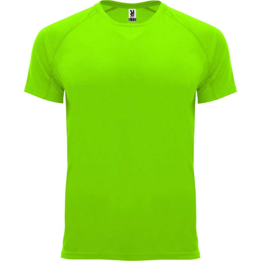 Roly T-shirt sportiva per bambini/ragazzi Bahrain (verde fluorescente) - Verde - Visualizzare 1