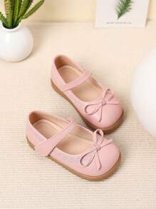 1 Pair Beautiful Girls Bow Flat Spring/Summer Shoes