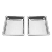 6L Stainless Steel Baking Pan Food Warmer Heating Container - Bạc - Xem 8