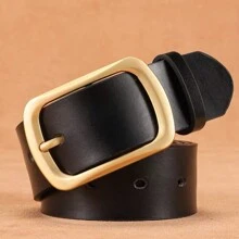 1条男士简约英伦复古PU皮休闲腰带，适合休闲、商务、男友、丈夫、父亲等男士日常穿着，时尚百搭，适合青少年、户外、度假、运动、旅行、街头、波西米亚风、复古秋季、万圣节等秋冬季配饰，也适合青少年、青年、男士，休闲、户外、运动、度假、毕业礼物、生日礼物、日常穿着。