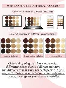 1 件装 4 英寸合成发髻 束带发髻 假发 灵活可调节 棕色黑色金色发髻 马尾辫 女式 - 彩色 - 查看 10