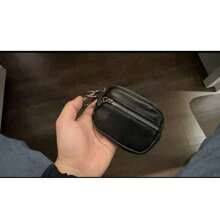 MUCHSHEEP Soft Sheepskin Change Key Bag Unisex Black Wallet For Men Wallet Mini Wallet Purse Wallet Coin Wallet - Black - View 6