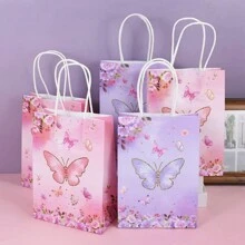 12 Pcs Strawberry Gift Bag, Strawberry Party Favor Bags Summer Strawberry Gift Bags Cute Strawberry Goodie Candy Paper Bags With Handles, For Berry First Birthday Party Supplies Wedding Decoration Fruit Strawberry Theme Party,Christmas Valentine Day