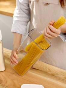 1 件/2 件食品密封罐厨房谷物储物罐零食坚果储物盒冰箱保鲜塑料罐单层折叠购物袋铝箔午餐袋手提袋，厨房储物盒，橱柜盒，食品储物盒，香料盒，糖盒，咖啡盒，家居装饰，送给朋友的礼物，冰箱储物盒。 - 白色 - 查看 11