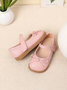 1 Pair Beautiful Girls Bow Flat Spring/Summer Shoes
