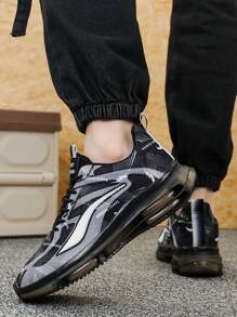 Unisex Sports Running Casual Shoes, Men Fashion Lightweight Breathable Athletic Sneakers, Anti-Slip Outdoor Travel Thick Sole Shock Absorption