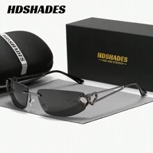 HDSHADES 1 件男女通用精致优雅全框时尚眼镜方框野餐骑行时尚眼镜