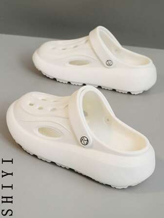 女士镂空厚底时尚休闲户外穆勒鞋