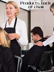 1/3pcs Transparent PVC Salon Hair Dye Chair Protector Cover - Multicolor - View 6