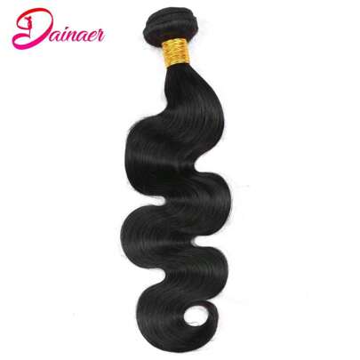 1pc/3PCS Body Wave Bundles Human Hair 10A Brazilian Hair Bundles For Women Natural Human Hair Weave Extensions Soft Natural Black