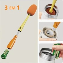 3 In 1 Multifunctional Cleaning Brush For Washing Baby Bottles Foldable Cups Baby Bottle Nipple Cleaner - SẮP XẾP - Xem 1