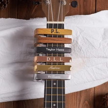 Custom Wooden Guitar Capo For Him,Personalized Guitar Accessories For Fathers Day Gift, Ideas Wood Capo, Music Gift For Guitarist Musician Gifts Birthday Graduation