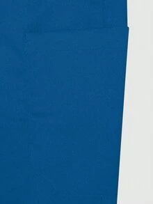cimmuovere Women's Scrub Uniform Pants, Comfortable Pants, Solid Color Simple Multi-Pocket Pants Spring - Teal Blue - View 7