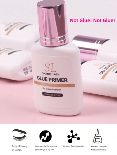 15ML 睫毛底膏，用于睫毛延长，睫毛底膏，增加睫毛粘合力，更好的保持力，睫毛底膏，睫毛延长底膏，预处理蛋白，清洁自然睫毛，增加胶水粘合力，保持力，用于睫毛延长的睫毛底膏，不是胶水，仅适用于睫毛艺术家，睫毛胶，睫毛胶