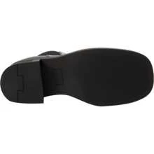 Women's Boot, With Elastic On The Sides, Leather Effect, Nappa Finish And Non-Slip Sole, Black, Mod. 1141868 - 黑色 - 查看 4