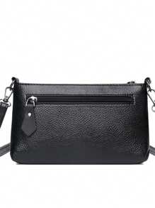 Men's Shoulder Bag Casual Crossbody Bag Office Bag Sling Bag - Black - View 6