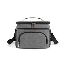 Large Thermal Insulation Bag Storage Bag 30x24x22cm - Grey - View 7