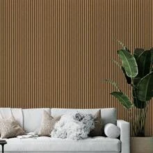 Paper and Wall Self-Adhesive Wallpaper For Bedroom Living Room Decorative Easy To Apply Slatted Wood Natural Rustic Effect - Tách 09 - Xem 3