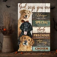 Framed   Decor, Funny Dog Canvas Decor Wall Art For Bedroom Living Room Home Walls DecorationRoom, Living Room, Kitchen, A Festive Touch For Valentine's And New Yea Decor