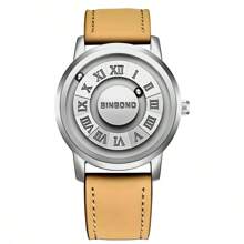 BINBOND Men Quartz Watches Top Luxury Magnetic Levitation Hollow Out Design Leather Strap Waterproof Men Quartz Watch - one-size - View 14