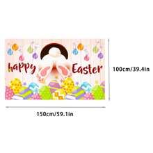 Fondo de fotografía de Pascua con huevos de conejito, pancarta para puerta de garaje, fondo de pared para decoración de fiestas en interiores y exteriores. - Multicolor - Ver 6