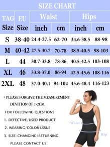 Women Shaping Bodysuit Shapewear Tummy Control Full Body Shaper Butt Lifter Thigh Slimmers Shorts Waist Trainer Vest Adjustable Straps - Black - View 6