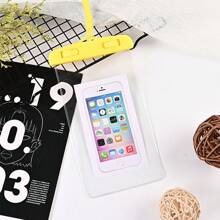 1入組PVC透明手機防水袋，適用於游泳，漂浮，潛水，溫泉浴，野營，徒步旅行和其他戶外活動的手機保護套 - 黑色 - 查看 8