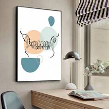 1 pieza Póster de arte de pared sin marco Anatómico médico abstracto: Corazón, diente, hueso Cartel de arte nórdico Decoración mural para juegos - Multicolor - Ver 27