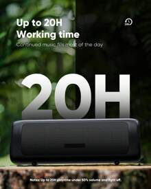 Bluetooth Speaker With HD Sound, Portable Wireless, IPX5 Waterproof, Up To 20H Playtime, TWS Pairing, BT5.3, For Home/Party/Outdoor/Beach, Electronic Gadgets, Birthday Gift (Black) - 1pcs-teal - View 11