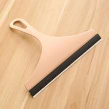 1 pièce Raclette en caoutchouc souple pour vitre, salle de bain, carrelage au sol. Outil de nettoyage pour vitre, raclette pour fenêtre, décoration de maison et de salle de bain, décoration d'automne