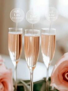 5/10/50Pcs Drink Stirrers, Custom Name Stirrers, Wedding Drink Stirrers, Personalized Drink Decorations, Wedding Decorations, Event Decorations, Personalized Drink Stirrers,Holiday Party Supplies,Birthday Party Wine Glass Decoration,Cocktail Garnish,Durable,Colorful,Cute,Adorable,Funny,Kawaii,Y2K,Stylish,Unisex,Casual,Custom,Personalized,Unique,Customized,Ideal Gifts For Him,Ideal Gifts For Her,Her,Boyfriend,Girlfriend,Family,Friends