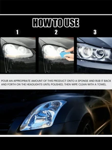 rayhong 1pc100ml 汽车大灯修复抛光液，汽车大灯划痕修复翻新保养增亮镀膜抛光液