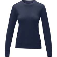 Elevate Womens/Ladies Zenon Pullover Activewear (Navy) - 240gsm 50% Cotton/50% Polyester - Navy Blue - View 1