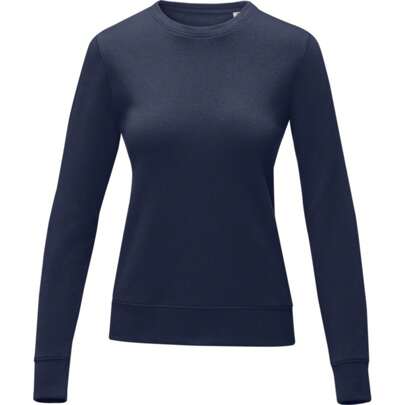 Elevate Womens/Ladies Zenon Pullover Activewear (Navy) - 240gsm 50% Cotton/50% Polyester