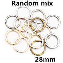 20Pcs 25-30mm Metal Key Ring Laveros Clasp Findings Key Chain Split Ring DIY Jewelry Making Accessories Findings - Split Ring - View 27